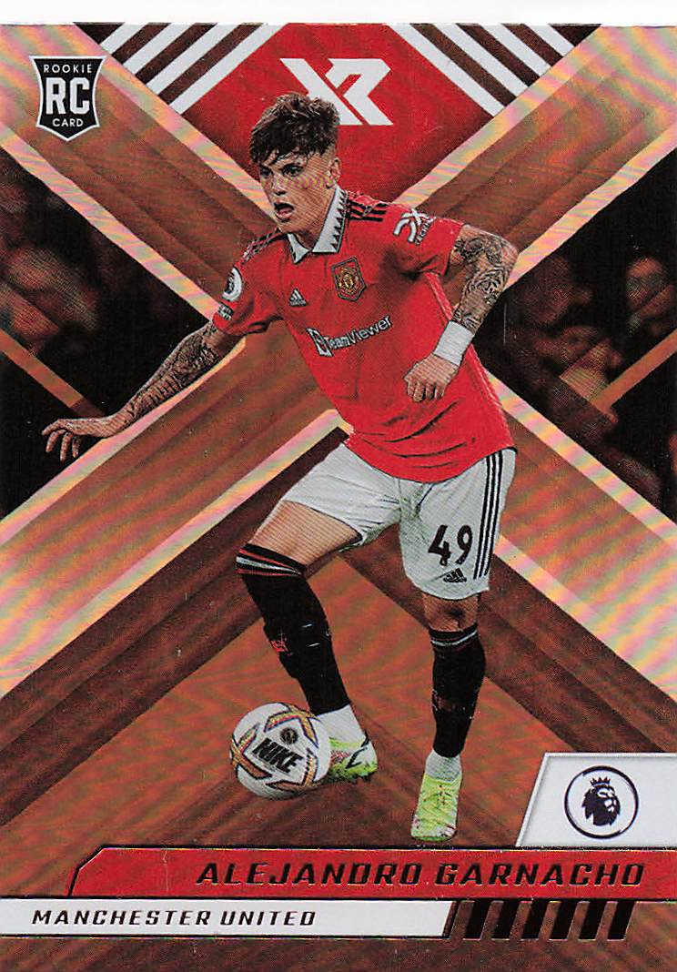 2022-23 Panini Chronicles Base Premier League XR Alejandro Garnacho #119 RC