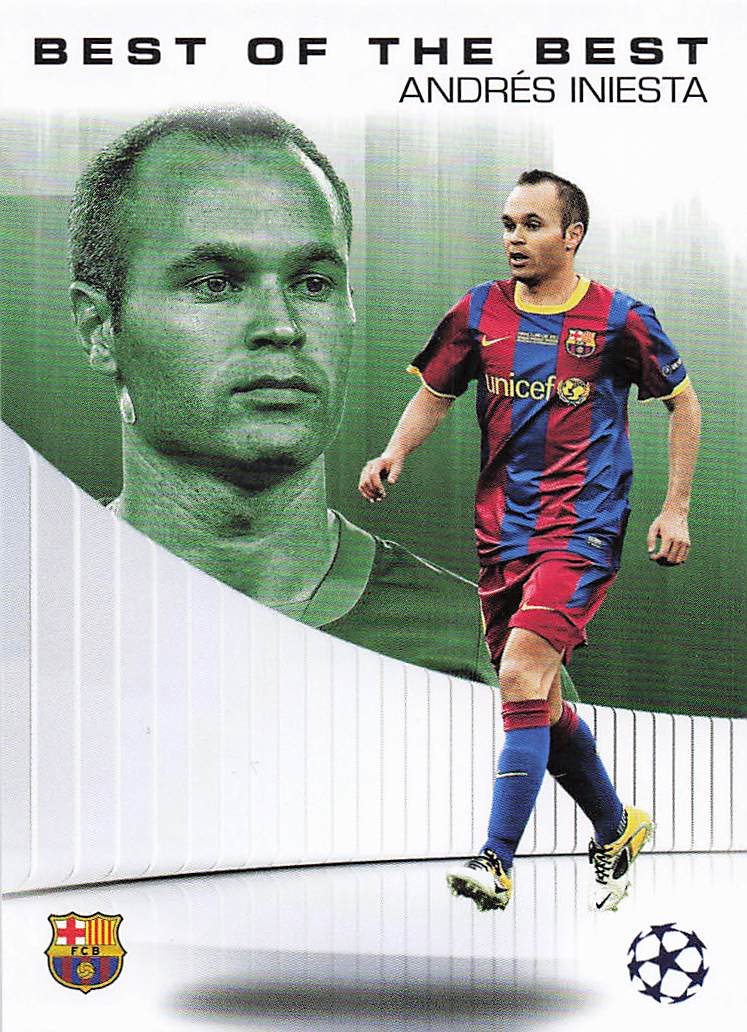 2024-25 Topps UEFA Club Competitions Best of the Best Andres Iniesta #BOTB-5