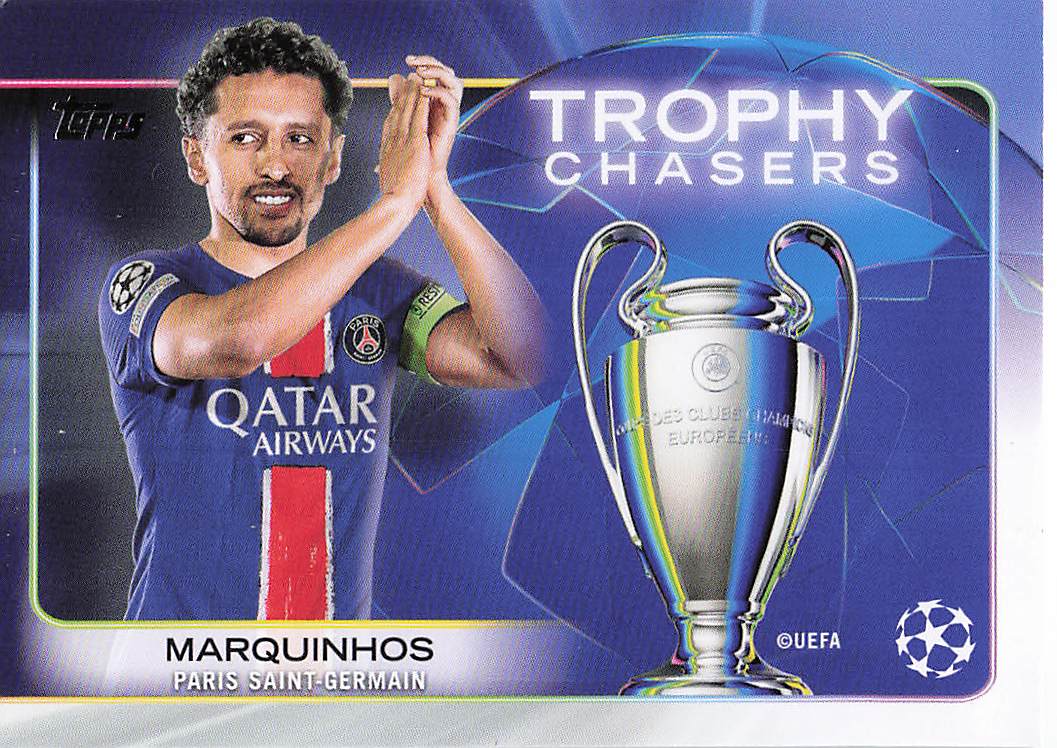 2024-25 Topps UEFA Club Competitions Trophy Chasers Marquinhos #RF-17