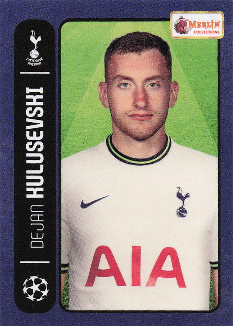 2022-23 Topps Merlin's Heritage 98 UCL Dejan Hulusevski #027