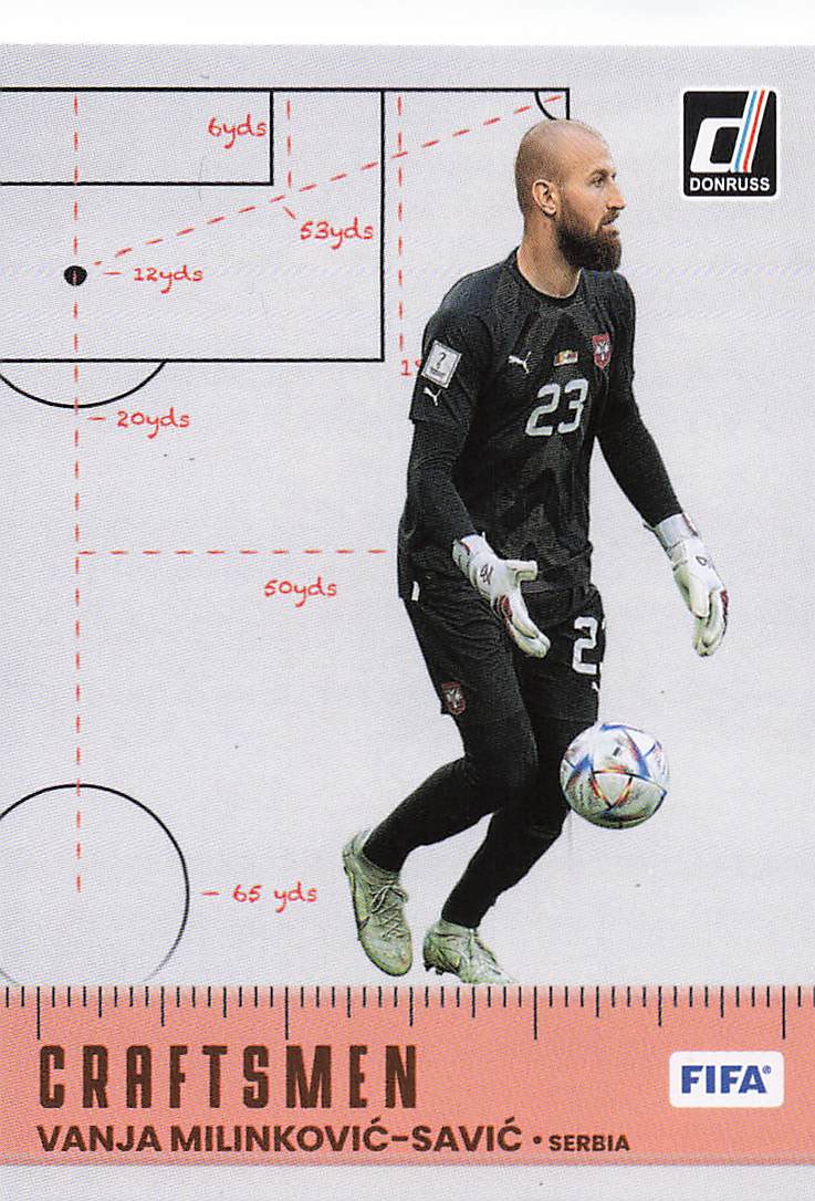 2022-23 Panini Donruss Craftsmen Vanja Milinkovic-Savic #22