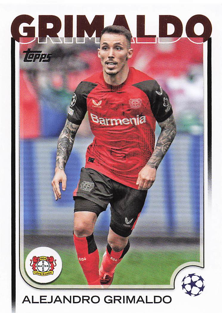 2024-25 Topps UEFA Club Competitions Alejandro Grimaldo #3