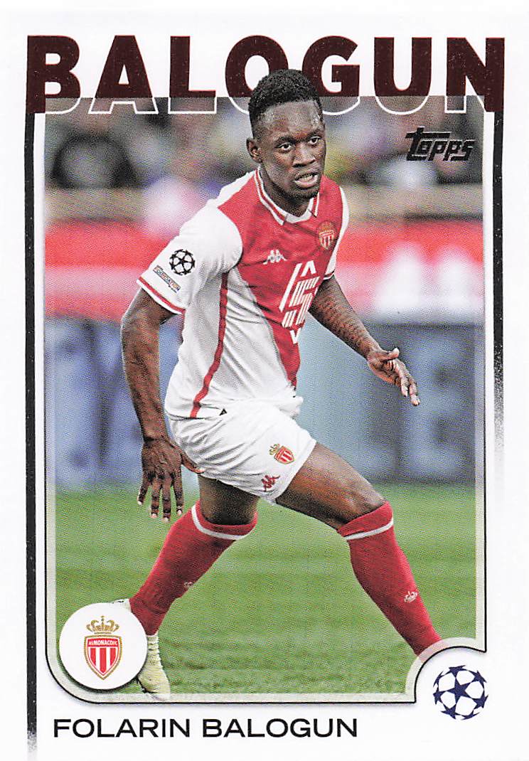 2024-25 Topps UEFA Club Competitions Folarin Balogun #21