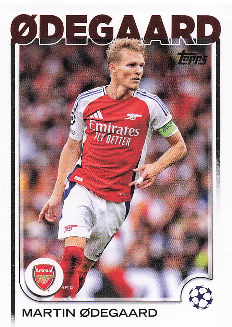 2024-25 Topps UEFA Club Competitions Martin Odegaard #62