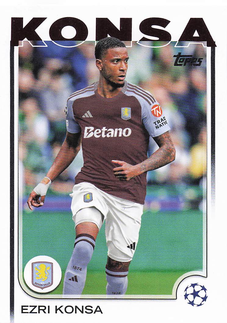 2024-25 Topps UEFA Club Competitions Ezri Konsa #66