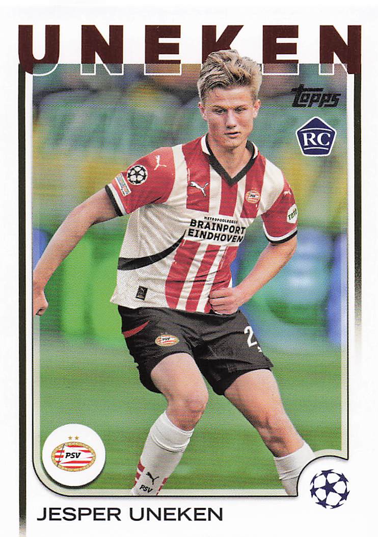 2024-25 Topps UEFA Club Competitions Jesper Uneken #97 RC