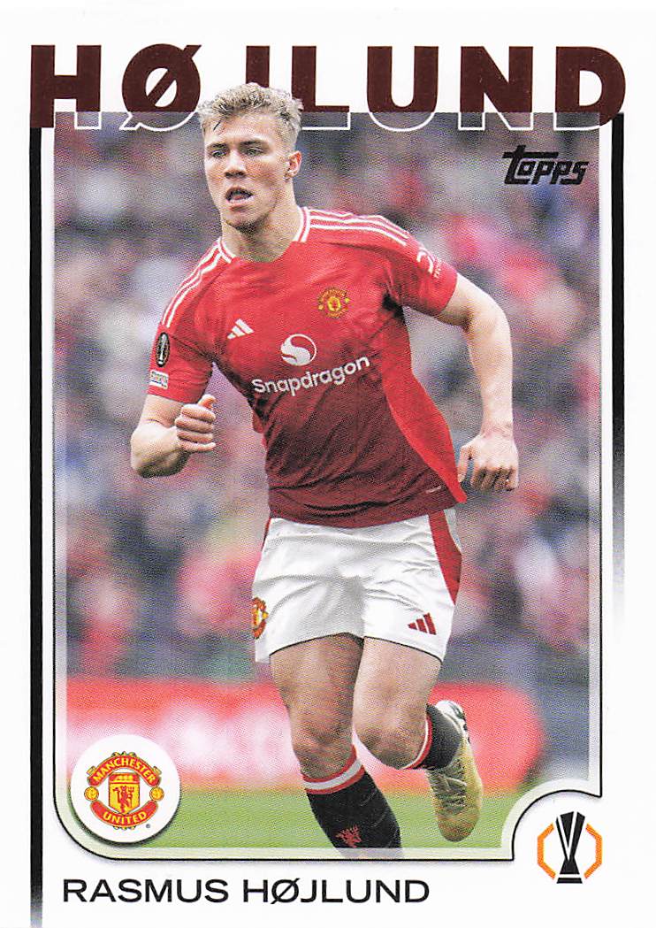 2024-25 Topps UEFA Club Competitions Rasmus Hojlund #184