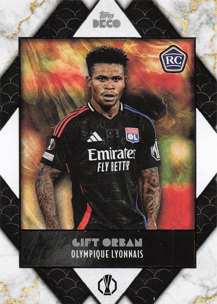 2024-25 Topps Deco UEFA Club Competitions Gift Orban RC