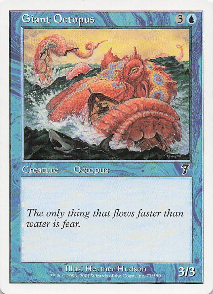 Magic The Gathering: 7th Edition EN: #77 Giant Octopus
