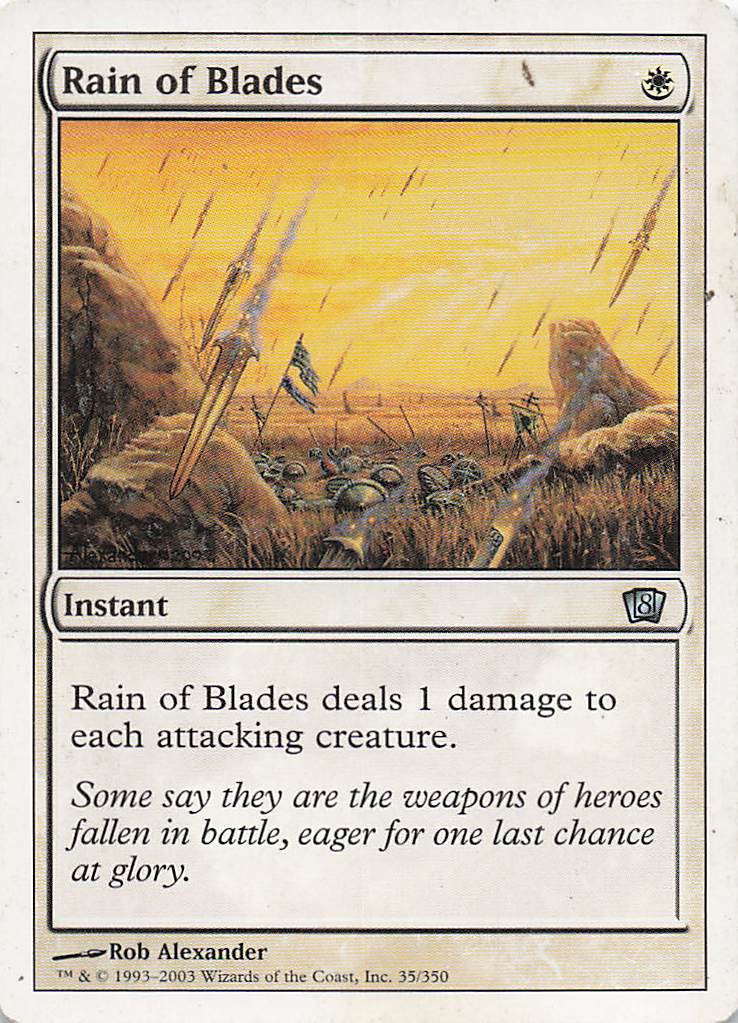 Magic The Gathering: 8th Edition EN: #35 Rain of Blades
