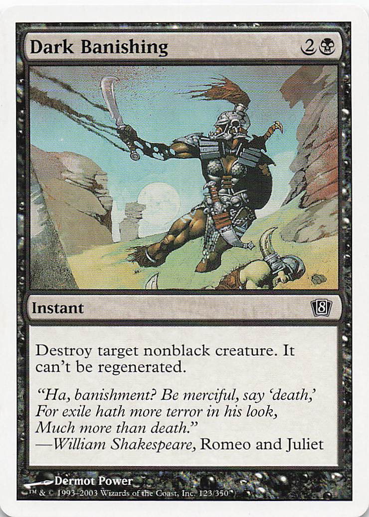 Magic The Gathering: 8th Edition EN: #123 Dark Banishing