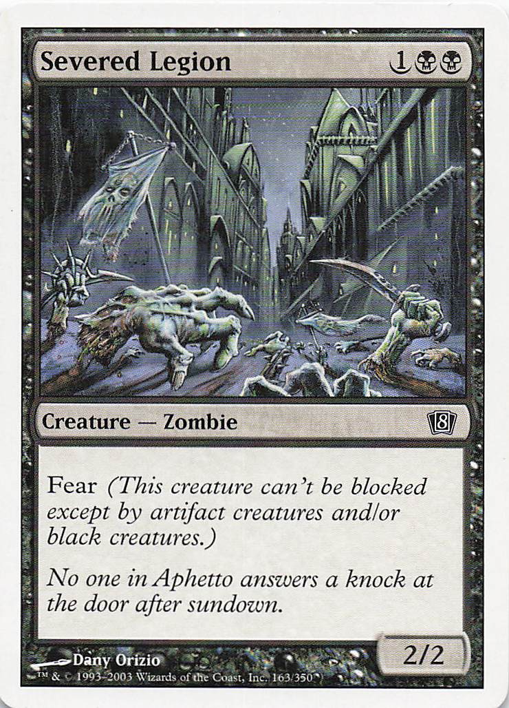 Magic The Gathering: 8th Edition EN: #163 Severed Legion
