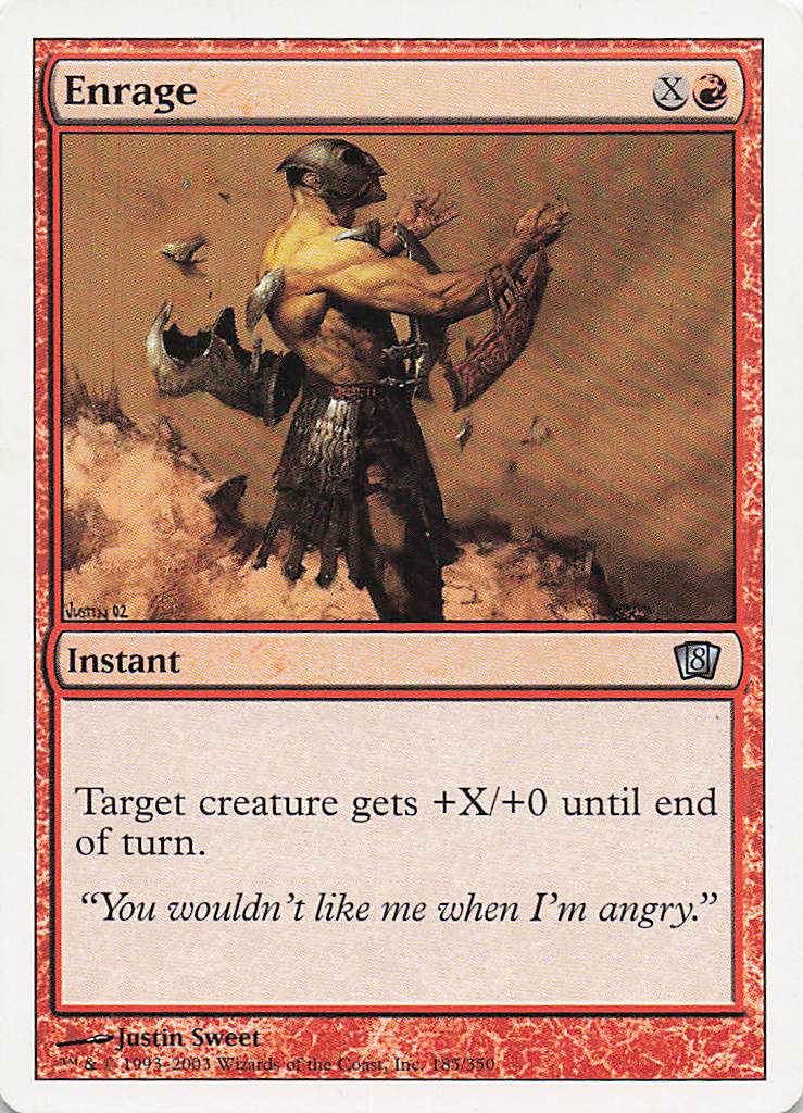 Magic The Gathering: 8th Edition EN: #185 Enrage