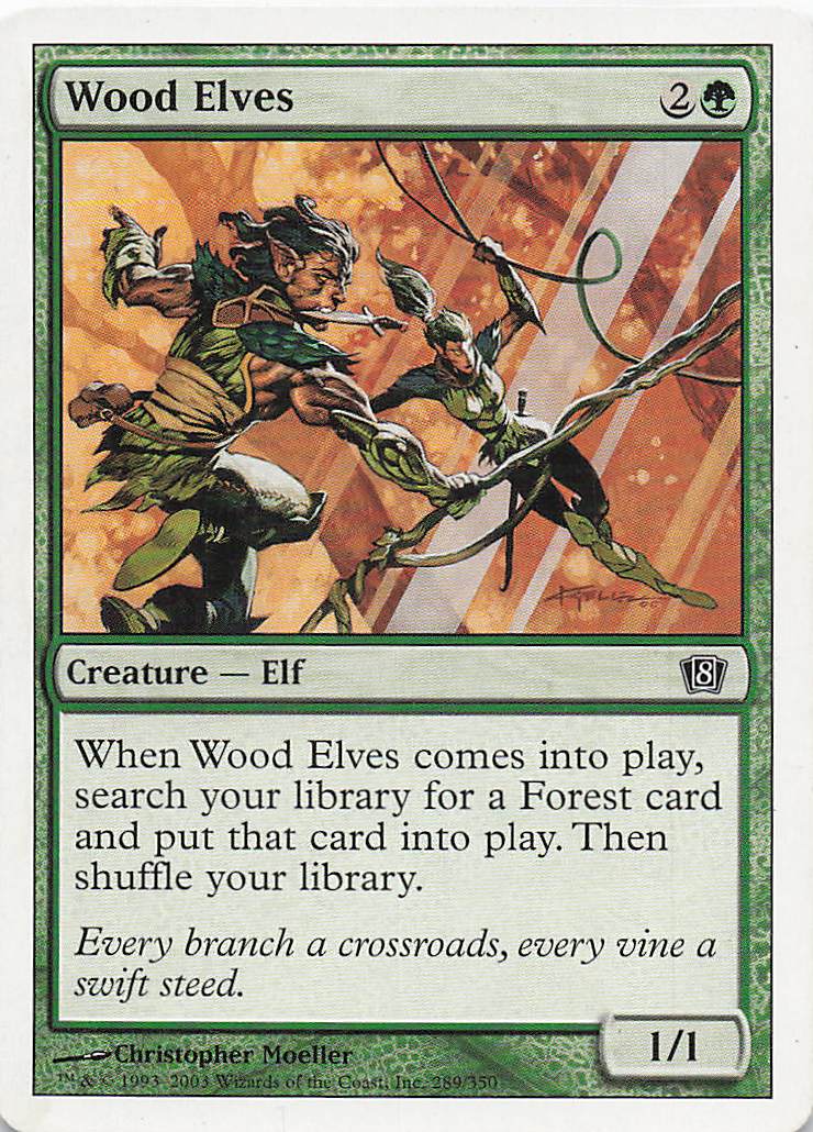 Magic The Gathering: 8th Edition EN: #289 Wood Elves