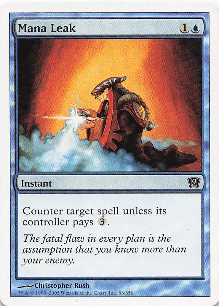 Magic The Gathering: 9th Edition EN: #86 Mana Leak