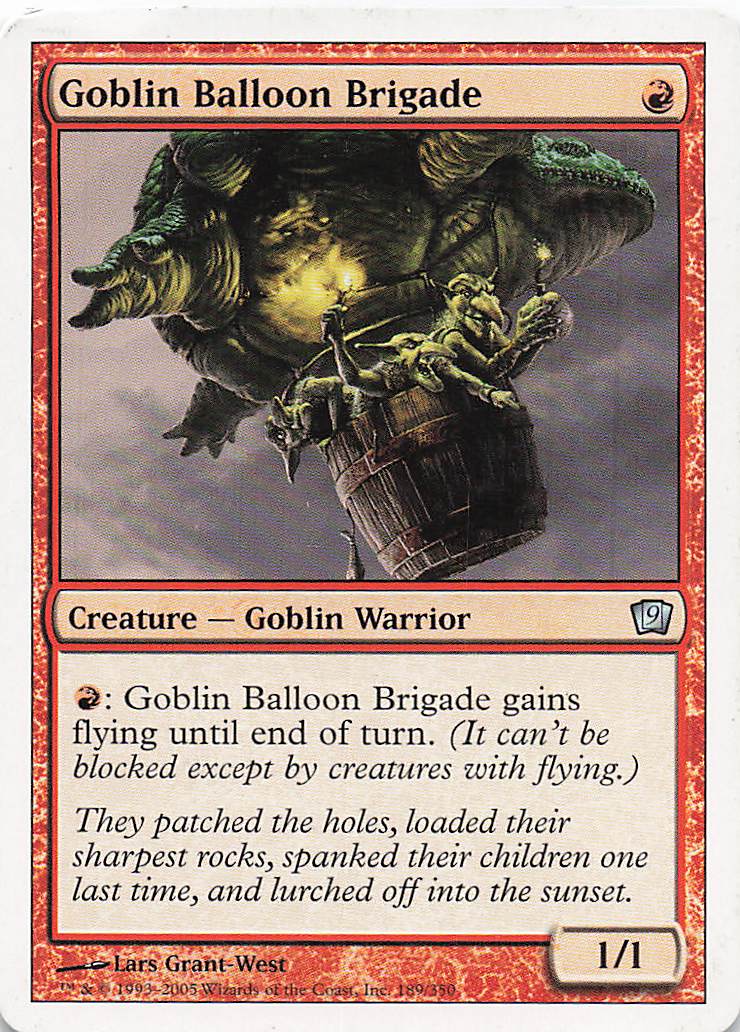 Magic The Gathering: 9th Edition EN: #189 Goblin Balloon Brigade