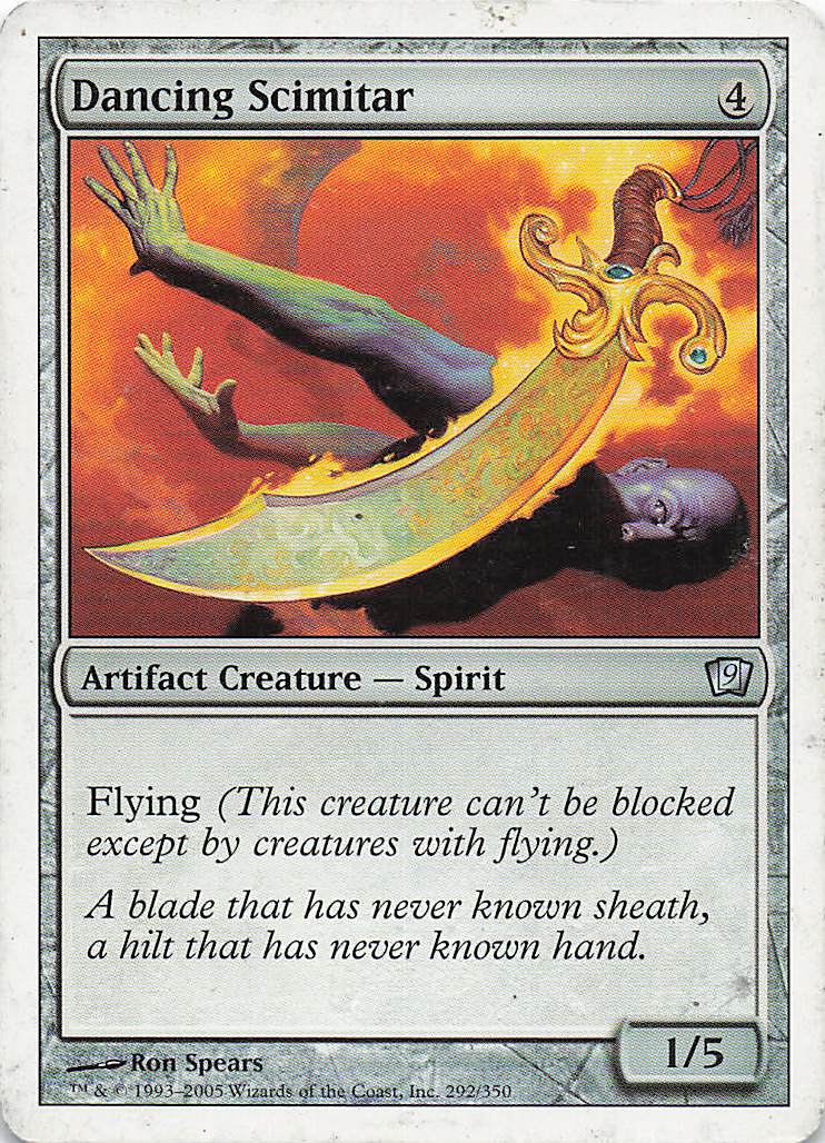 Magic The Gathering: 9th Edition EN: #292 Dancing Scimitar