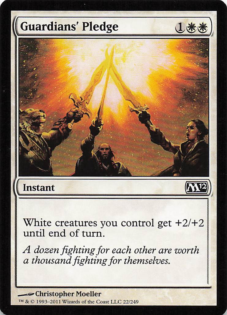 Magic The Gathering: Magic 2012 EN: #22 Guardians' Pledge