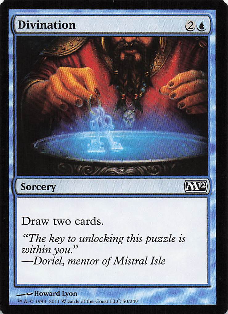 Magic The Gathering: Magic 2012 EN: #50 Divination
