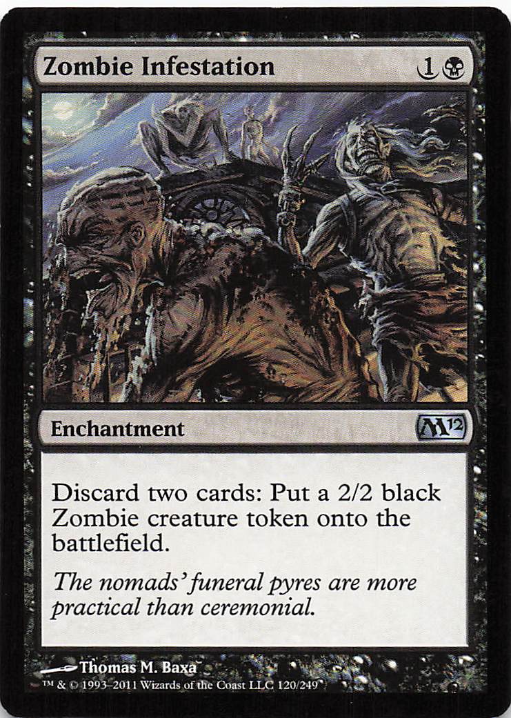 Magic The Gathering: Magic 2012 EN: #120 Zombie Infestation