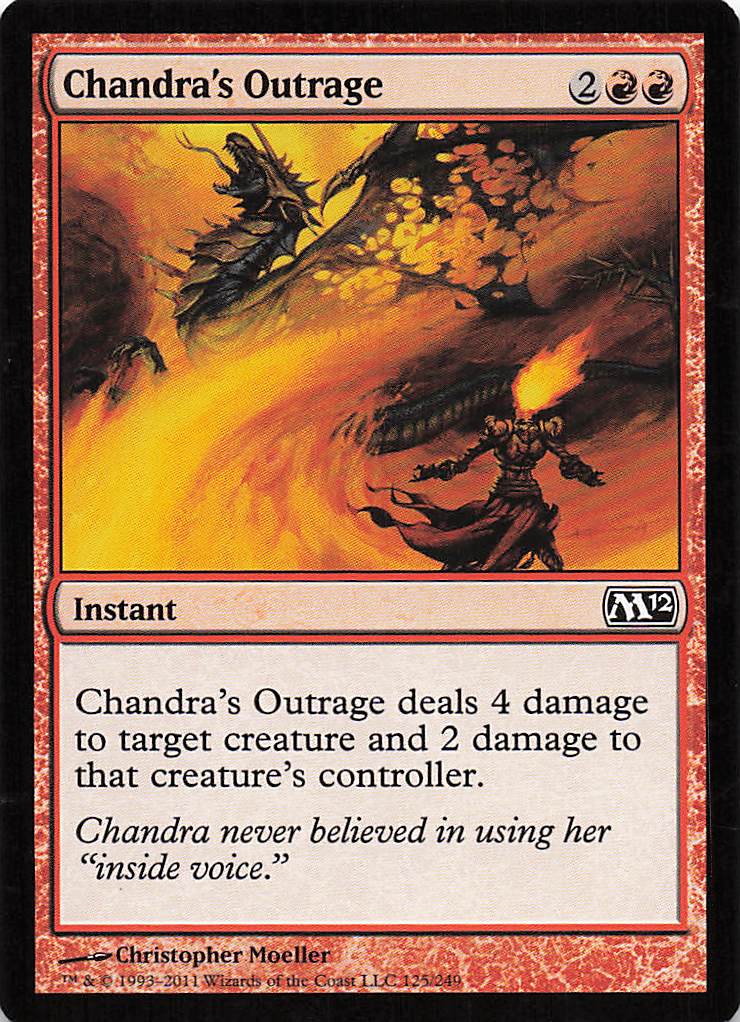 Magic The Gathering: Magic 2012 EN: #125 Chandra's Outrage