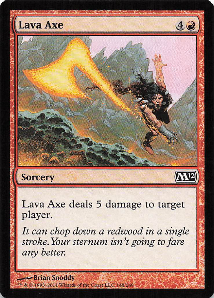 Magic The Gathering: Magic 2012 EN: #148 Lava Axe