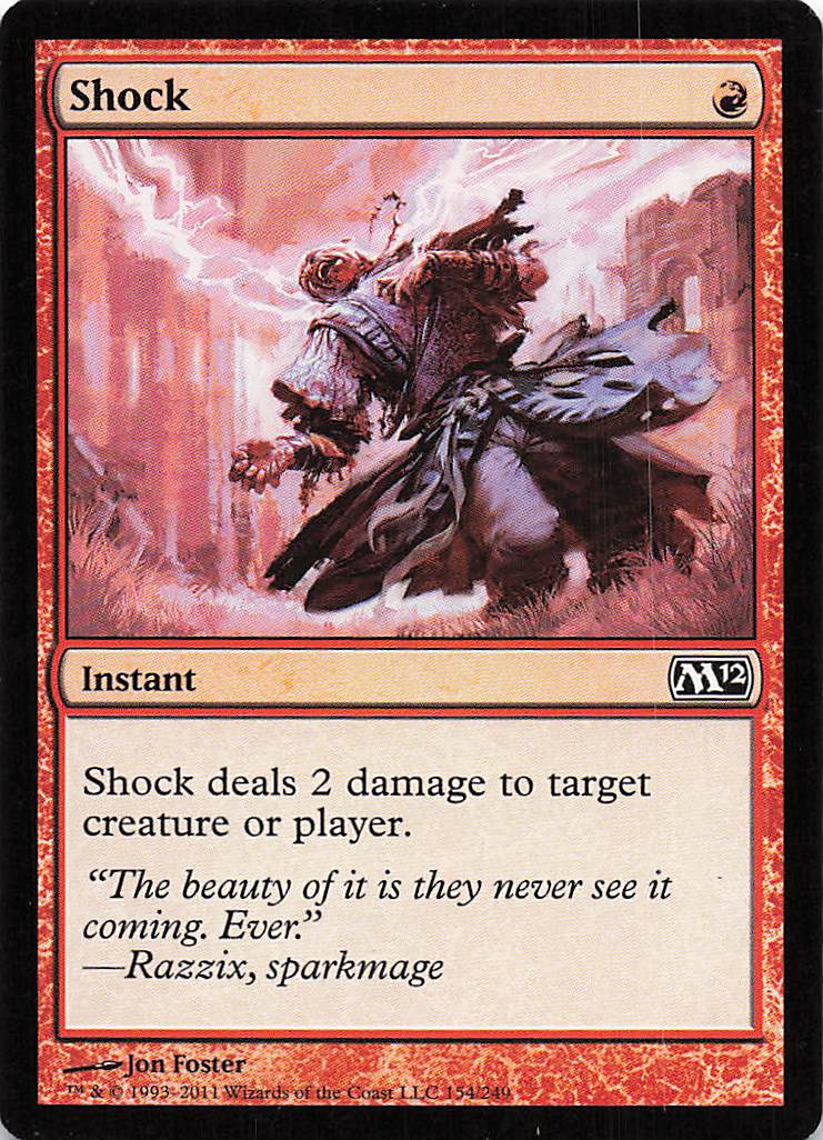 Magic The Gathering: Magic 2012 EN: #154 Shock
