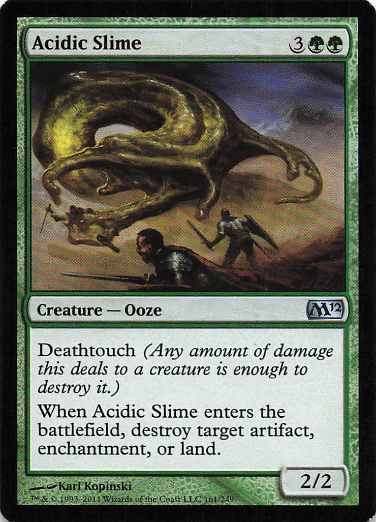 Magic The Gathering: Magic 2012 EN: #161 Acidic Slime