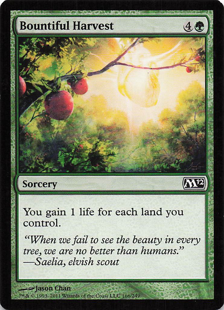 Magic The Gathering: Magic 2012 EN: #166 Bountiful Harvest