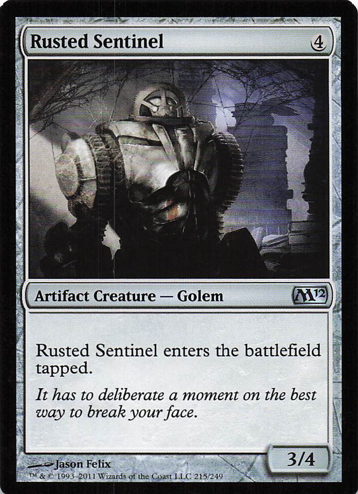 Magic The Gathering: Magic 2012 EN: #215 Rusted Sentinel