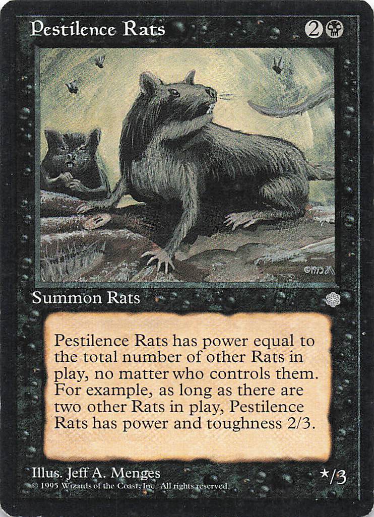 Magic The Gathering: Ice Age EN: Pestilance Rats
