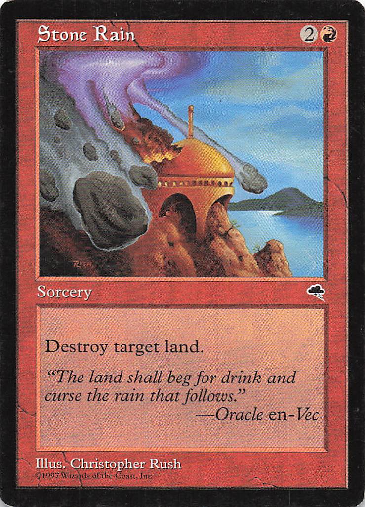 Magic The Gathering: Tempest EN: #206 Stone rain