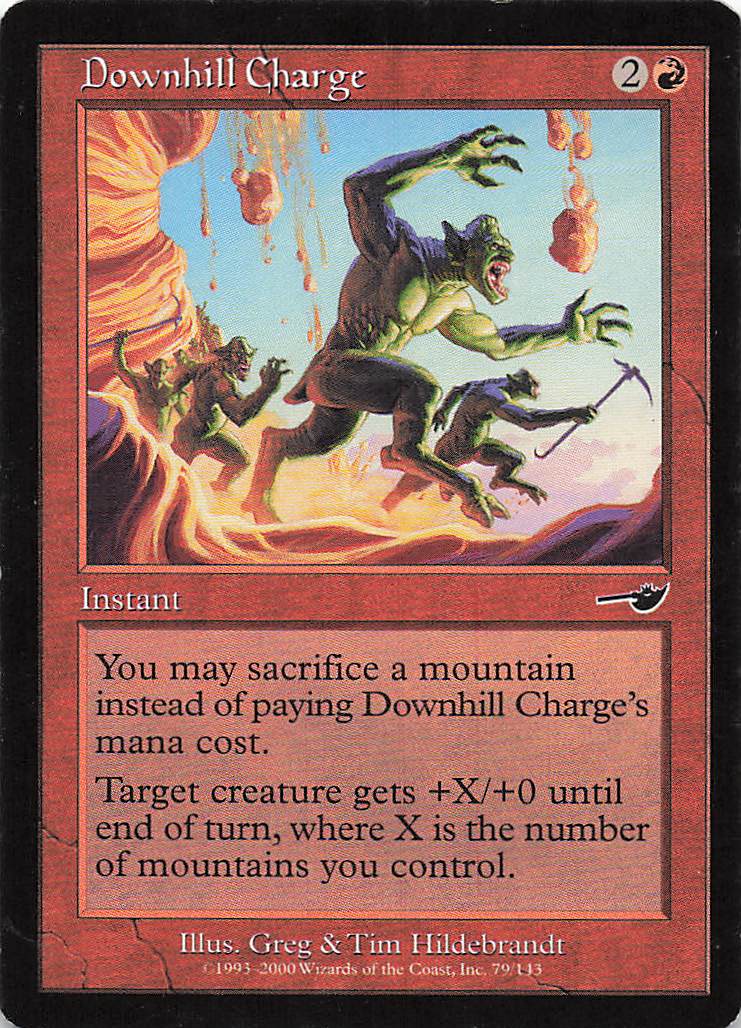 Magic The Gathering: Nemesis EN: #79 Downhill Charge