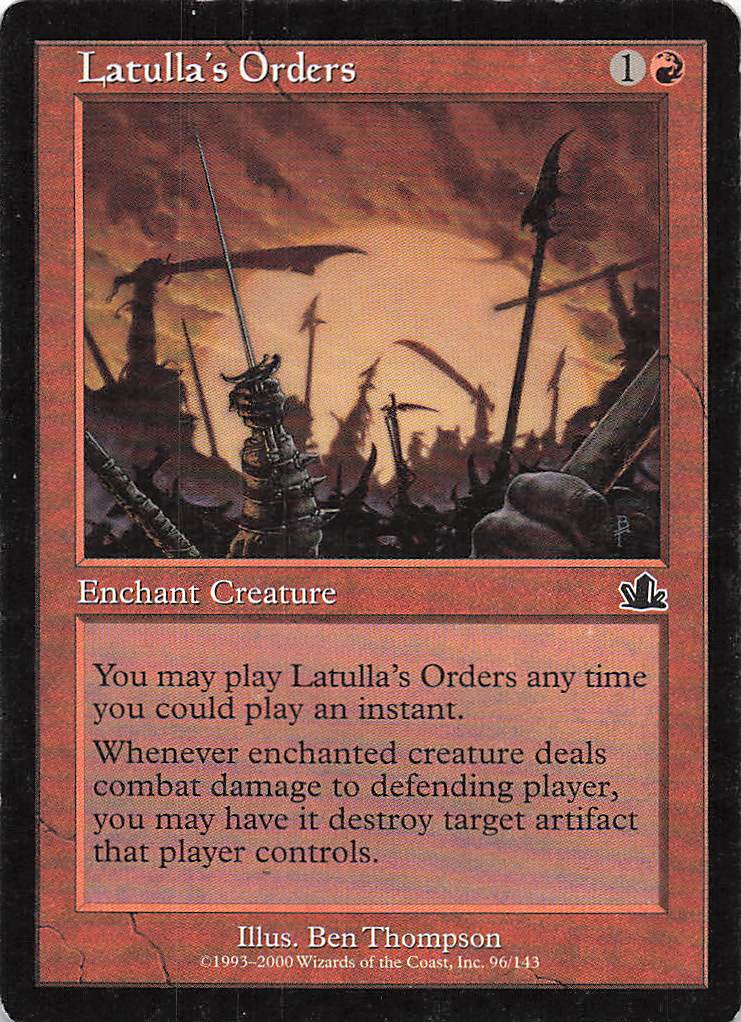 Magic The Gathering: Prophecy EN: #96 Latulla's Orders