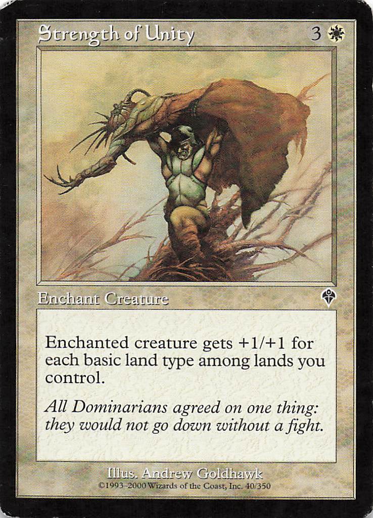Magic The Gathering: Invasion EN: #40 Strength of Unity