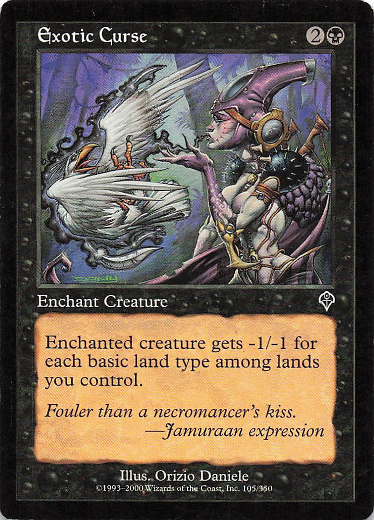 Magic The Gathering: Invasion EN: #105 Exotic Curse