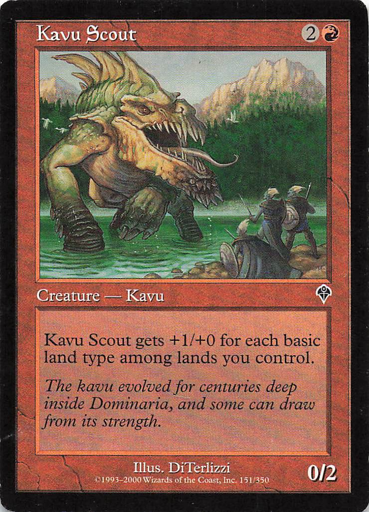 Magic The Gathering: Invasion EN: #151 Kavu Scout