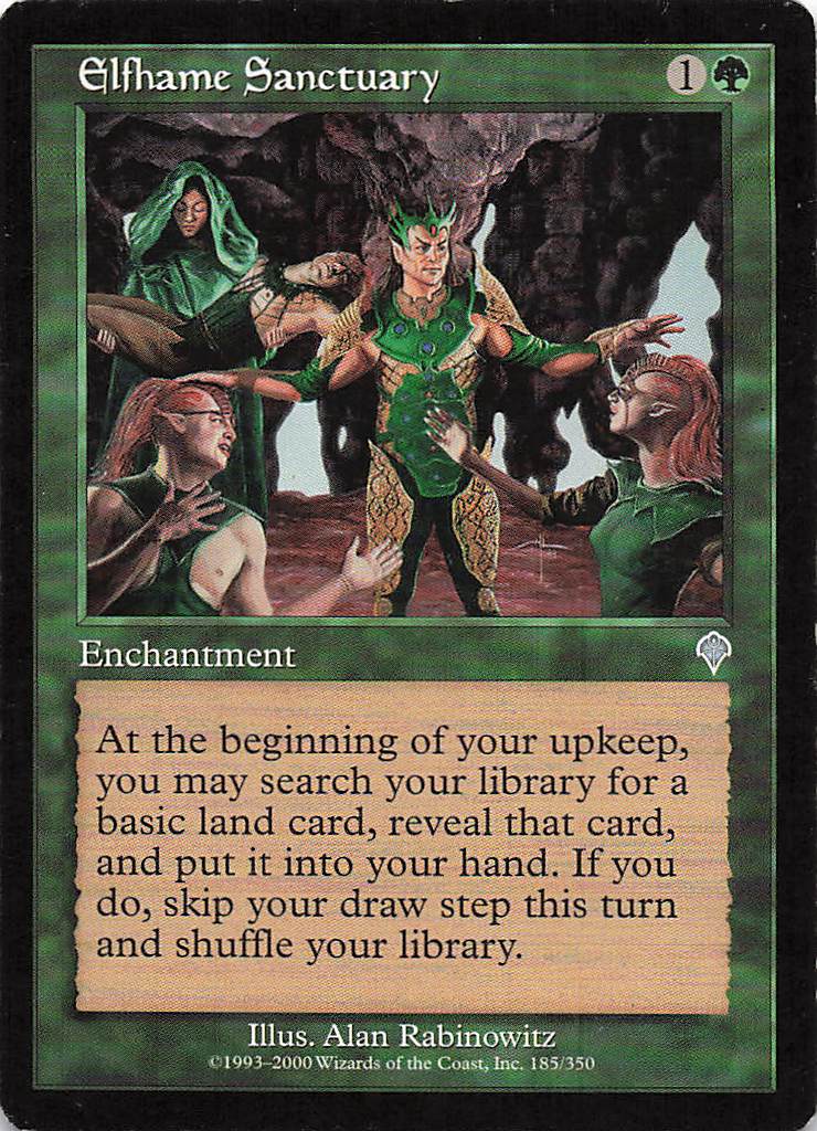 Magic The Gathering: Invasion EN: #185 Elfhame Sanctuary
