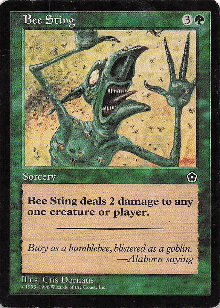 Magic The Gathering: Portal Second Age EN: Bee Sting