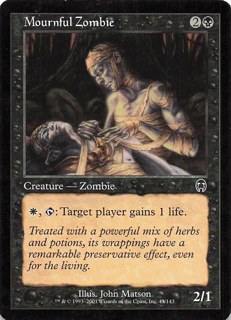 Magic The Gathering: Apocalypse EN: #43 Mournful Zombie