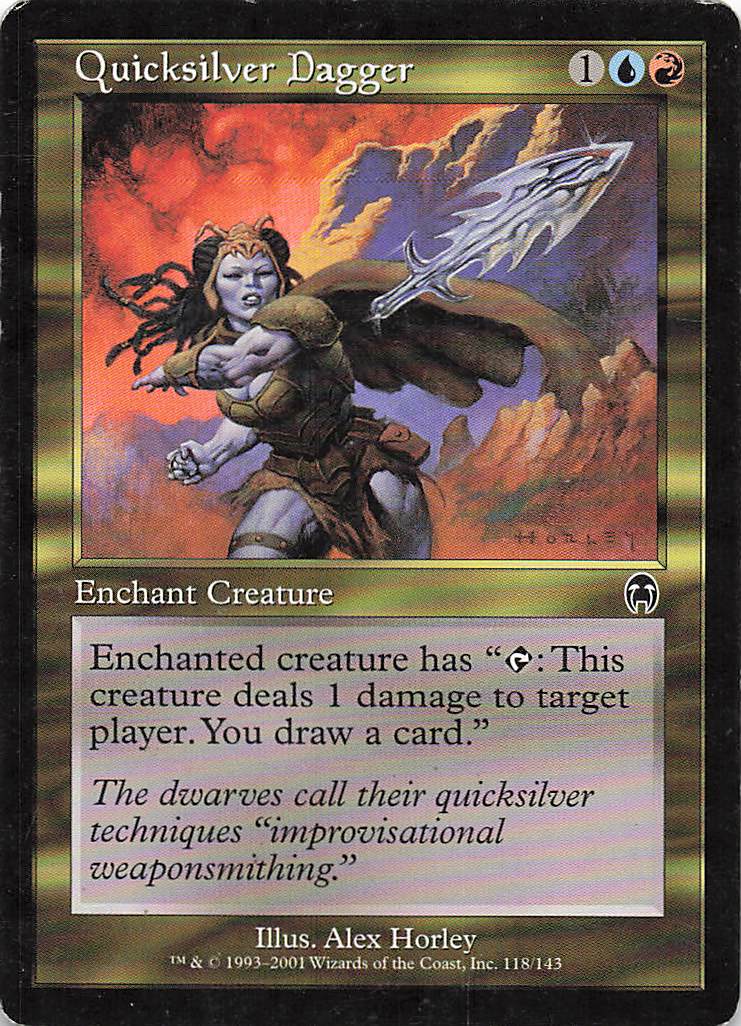 Magic The Gathering: Apocalypse EN: #118 Quicksilver Dagger