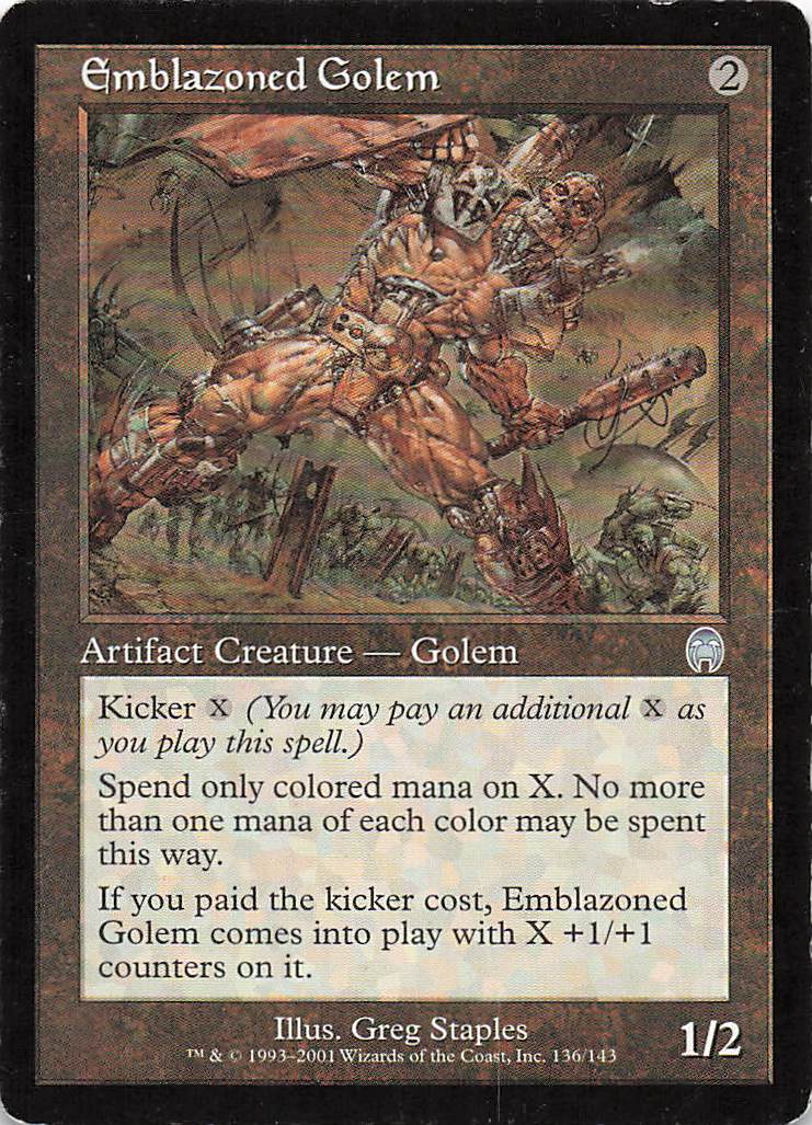 Magic The Gathering: Apocalypse EN: #136 Emblazoned Golem