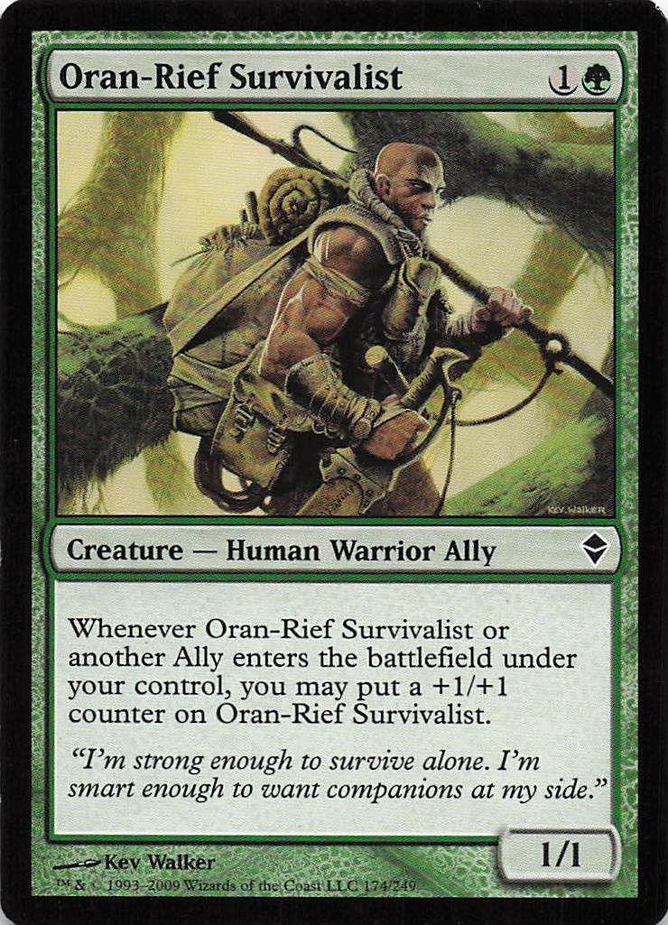 Magic The Gathering: Zendikar EN: #174 Oran-Rief Survivalist