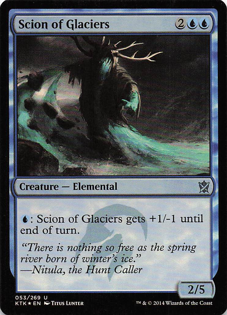 Magic The Gathering: Khans of Tarkir Foil EN: #53 Scion of Glaciers