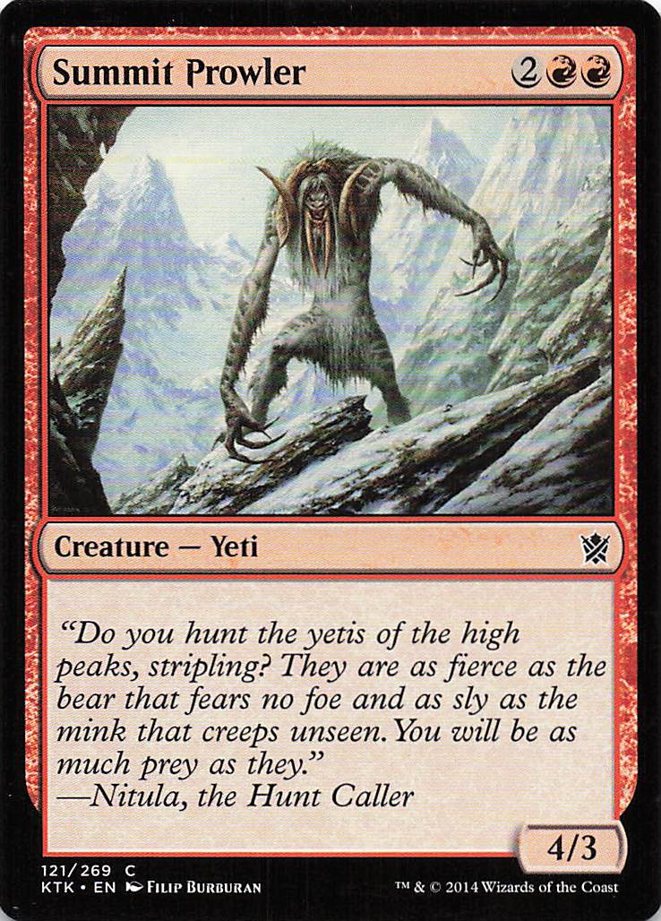 Magic The Gathering: Khans of Tarkir EN: #121 Summit Prowler