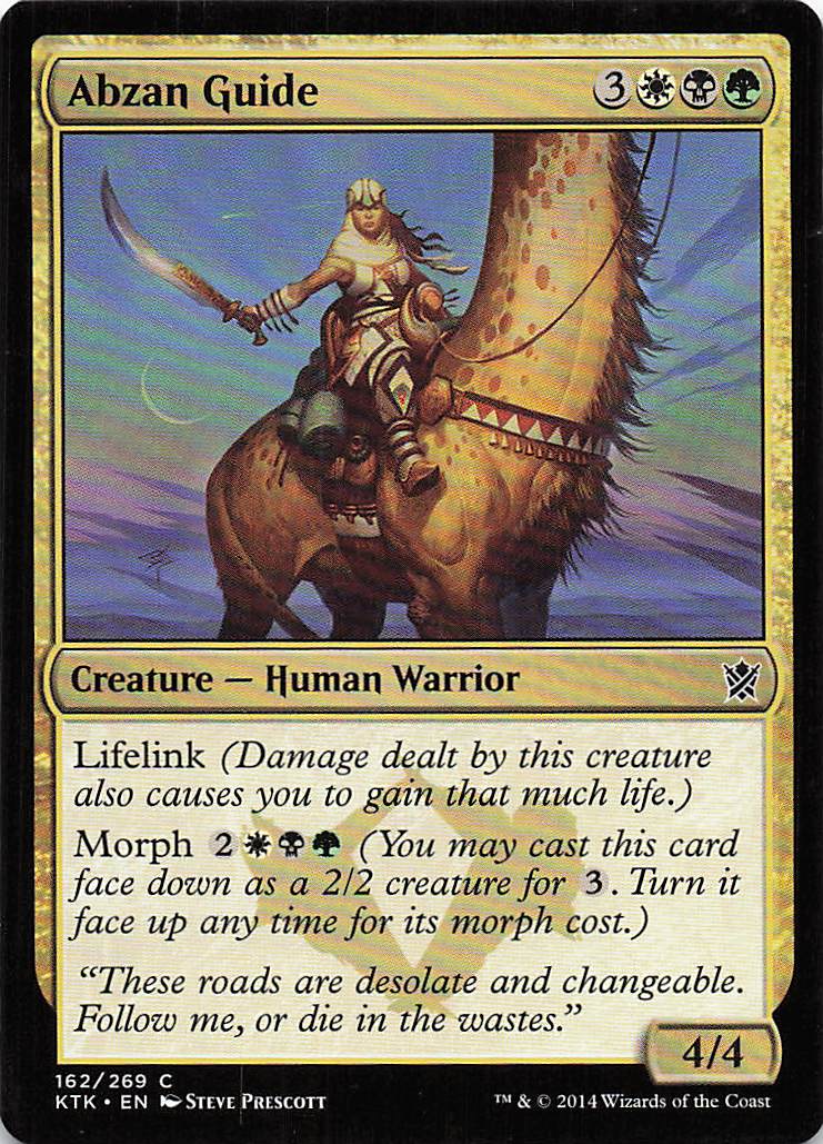 Magic The Gathering: Khans of Tarkir EN: #162 Abzan Guide