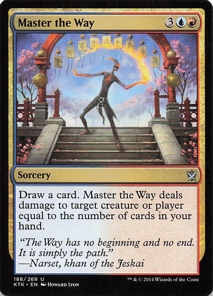 Magic The Gathering: Khans of Tarkir EN: #188 Master the Way