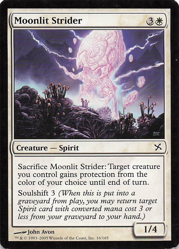 Magic The Gathering: Betrayers of Kamigawa EN: #16 Moonlit Strider