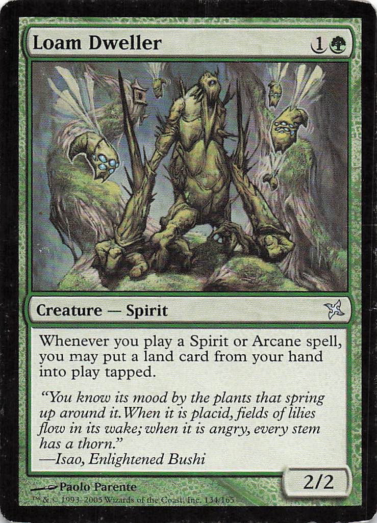 Magic The Gathering: Betrayers of Kamigawa EN: #134 Loam Dweller