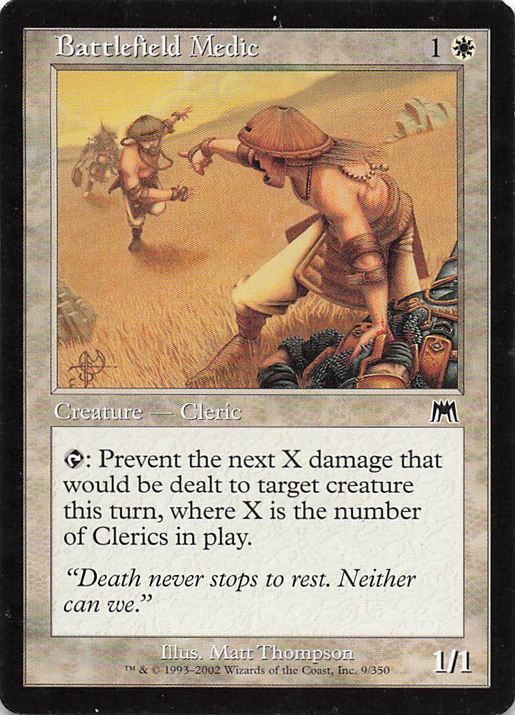 Magic The Gathering: Onslaught EN: #9 Battlefield Medic